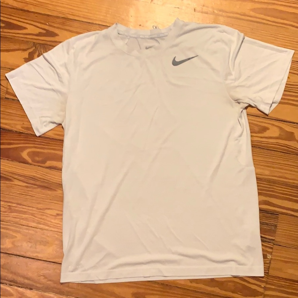 Nike Pro Training Tee Off-White Color